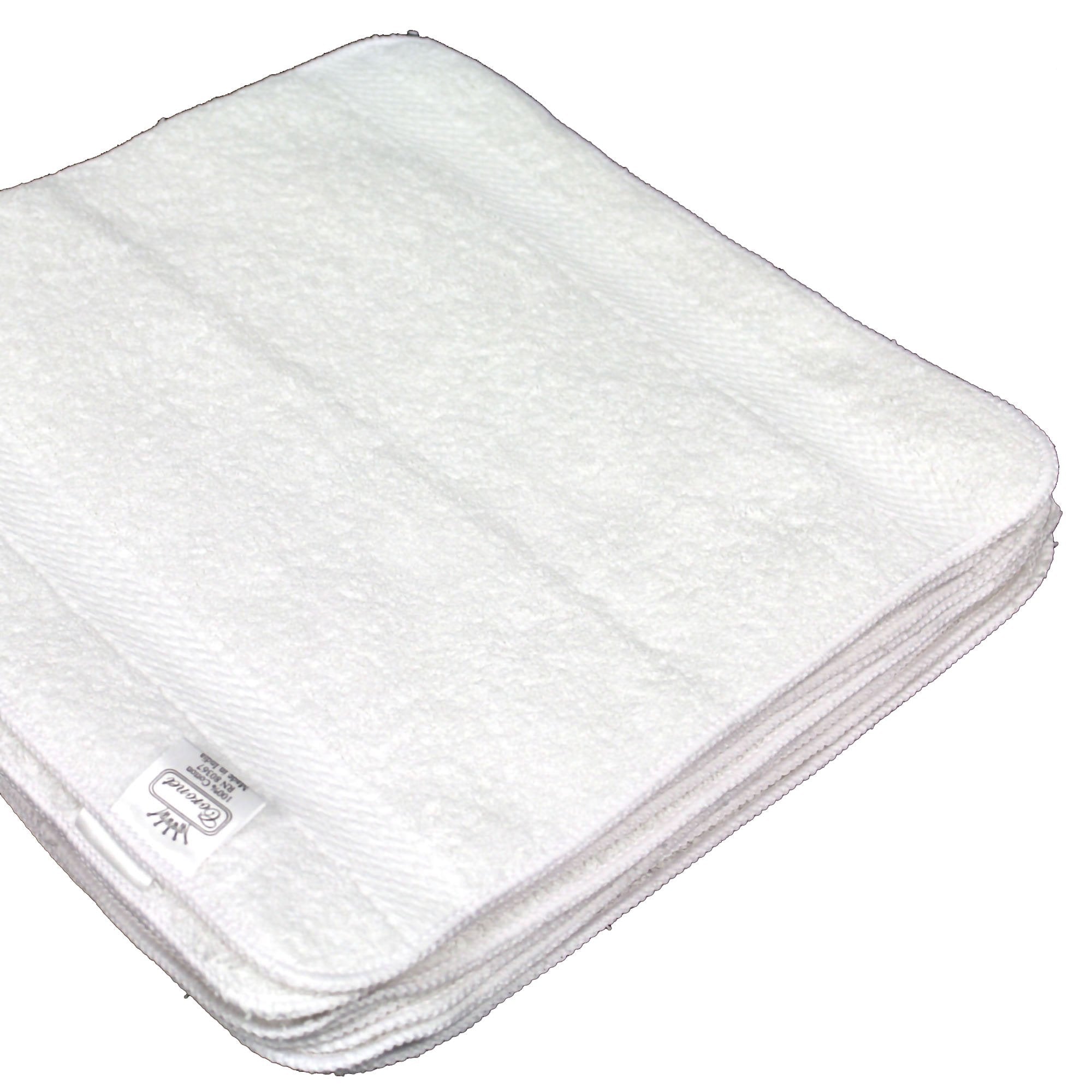Gladiator Indulgence Washcloth, 12 x 12 Inch-Washcloth Gladiator Indulgence 12 X 12 Inch White Reusable