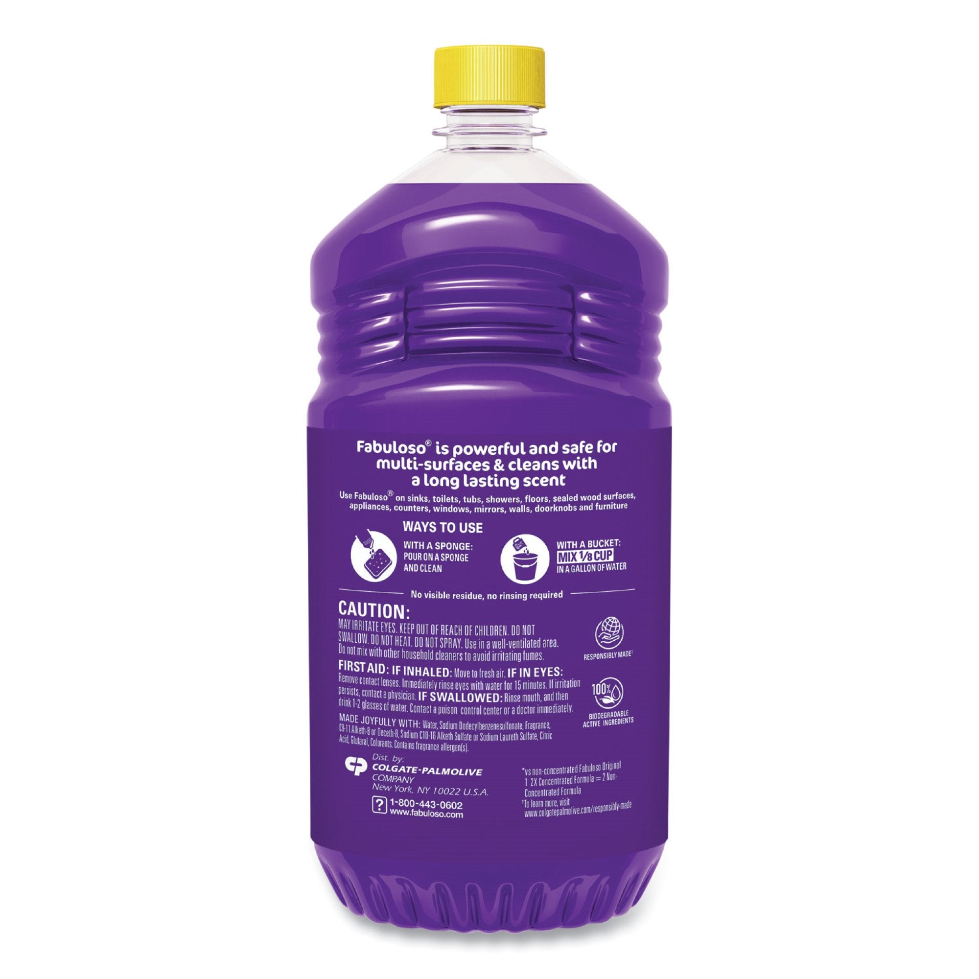 Fabuloso® Surface Cleaner Manual Pour Liquid 56 oz. Bottle Lavender Scent NonSterile