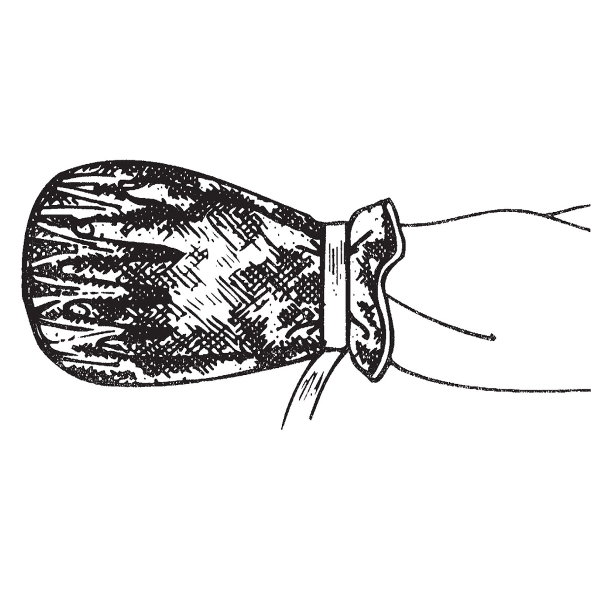 SkiL-Care� Hand Control Mitt, 10 x 6 x 2 in., White / Blue-Hand Control Mitt Skil-Care� One Size Fits Most Slide Buckle 1-Strap