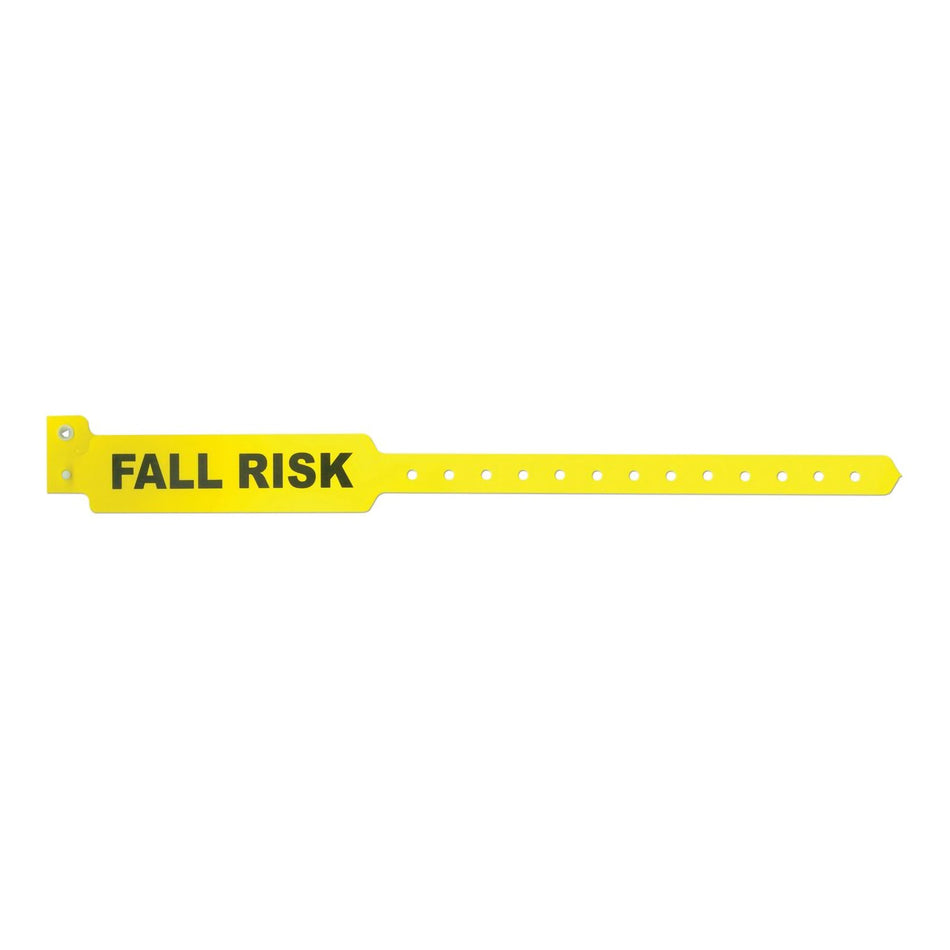 Sentry Superband Alert Bands Fall Risk Identification Band, 11-1/2 Inch, Yellow-Identification Wristband Sentry Superband Alert Bands Alert Band Permanent Snap Fall Risk