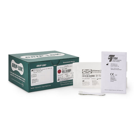 GRIP-LOK Universal Securement Device-"Foley Catheter / Line Securement Device Grip-Lok Small, 3 Inch Length, Sterile"