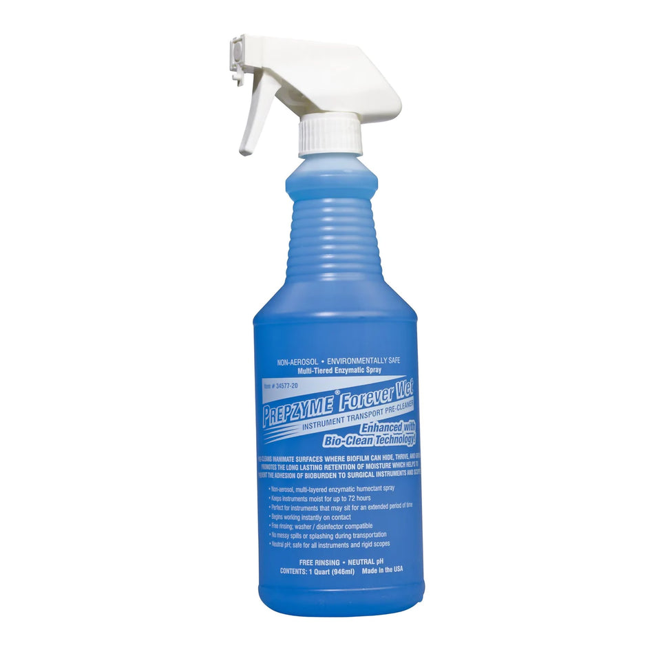 Prepzyme Forever Wet Enzymatic Instrument Detergent / Presoak-Enzymatic Instrument Detergent Prepzyme Forever Wet 32 oz. Spray Bottle Unscented