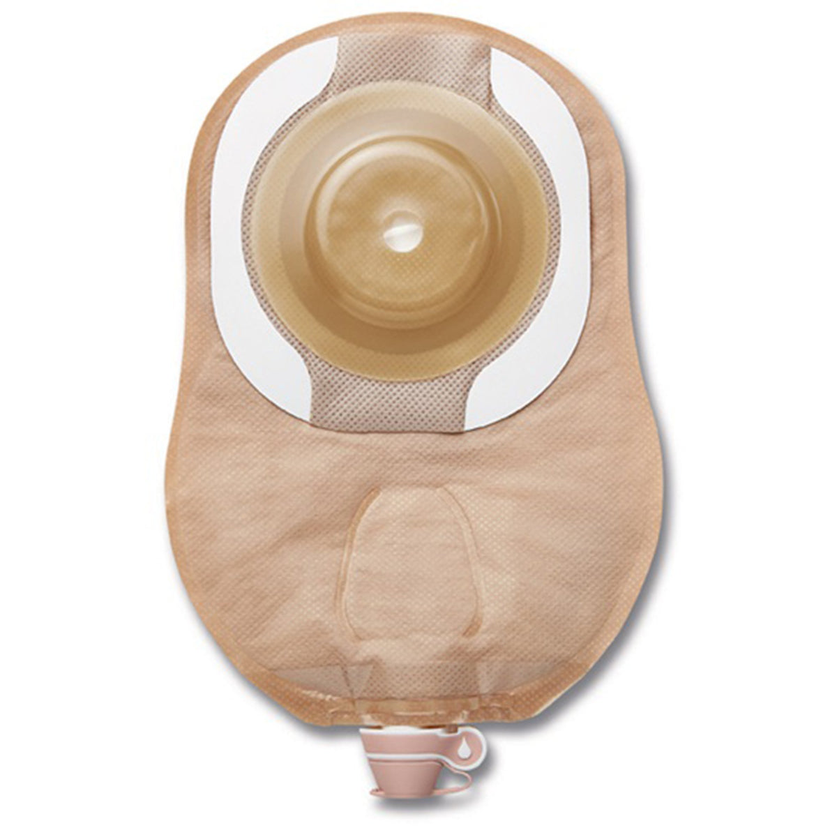 CeraPlus One-Piece Drainable Beige Urostomy Pouch, 9 Inch Length, 7/8 Inch Stoma-"Urostomy Pouch CeraPlus One-Piece System 9 Inch Length Soft Convex, Pre-Cut 7/8 Inch Stoma Drainable"