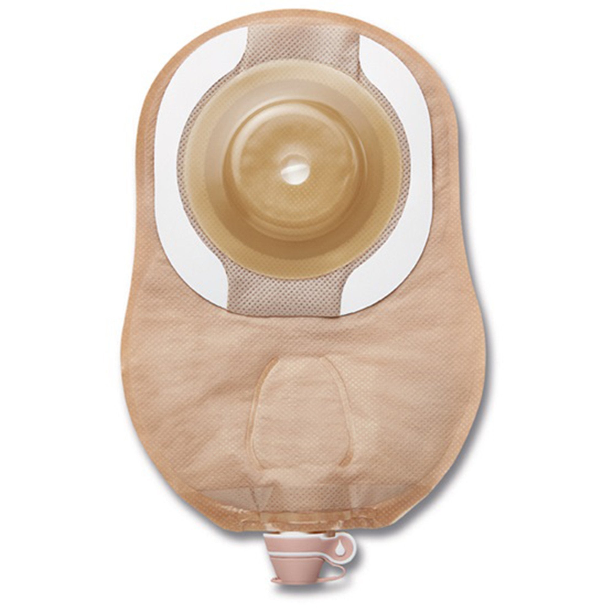 CeraPlus One-Piece Drainable Beige Urostomy Pouch, 9 Inch Length, 7/8 Inch Stoma-"Urostomy Pouch CeraPlus One-Piece System 9 Inch Length Soft Convex, Pre-Cut 7/8 Inch Stoma Drainable"