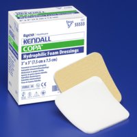 Kendall™ Nonadhesive without Border Foam Dressing, 6 x 6 Inch - Wound Care>Advanced Wound Care>Foam Dressings - Cardinal
