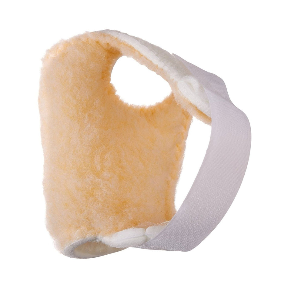 Rolyan Left Palm Protector-Palm Protector Rolyan Foam / Sherpa Fabric Left Hand Cream / White One Size Fits Most
