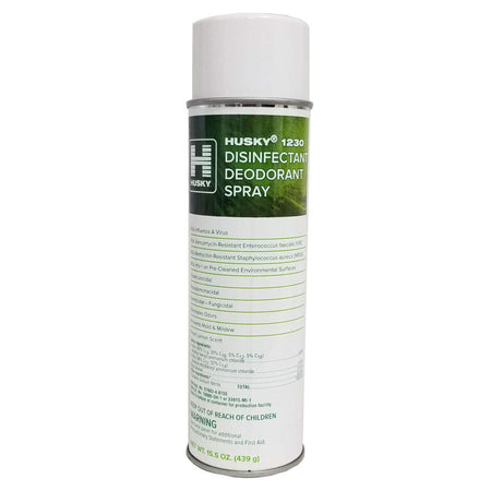 Husky Surface Disinfectant-Husky 1230 Surface Disinfectant Alcohol Based Aerosol Spray Liquid 15.5 oz. Can Lemon Scent NonSterile
