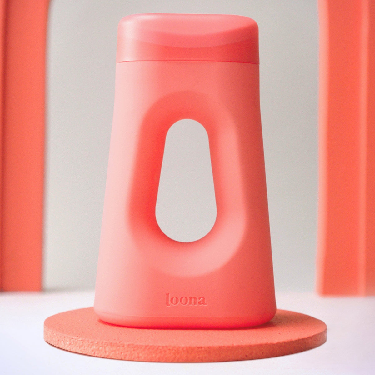 The Loona Female Urinal, Coral Dream-Female Urinal The Loona 30 oz. With Closure Single Patient Use