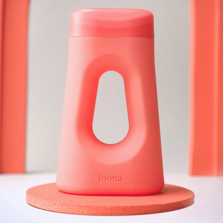 The Loona Female Urinal, Coral Dream-Female Urinal The Loona 30 oz. With Closure Single Patient Use