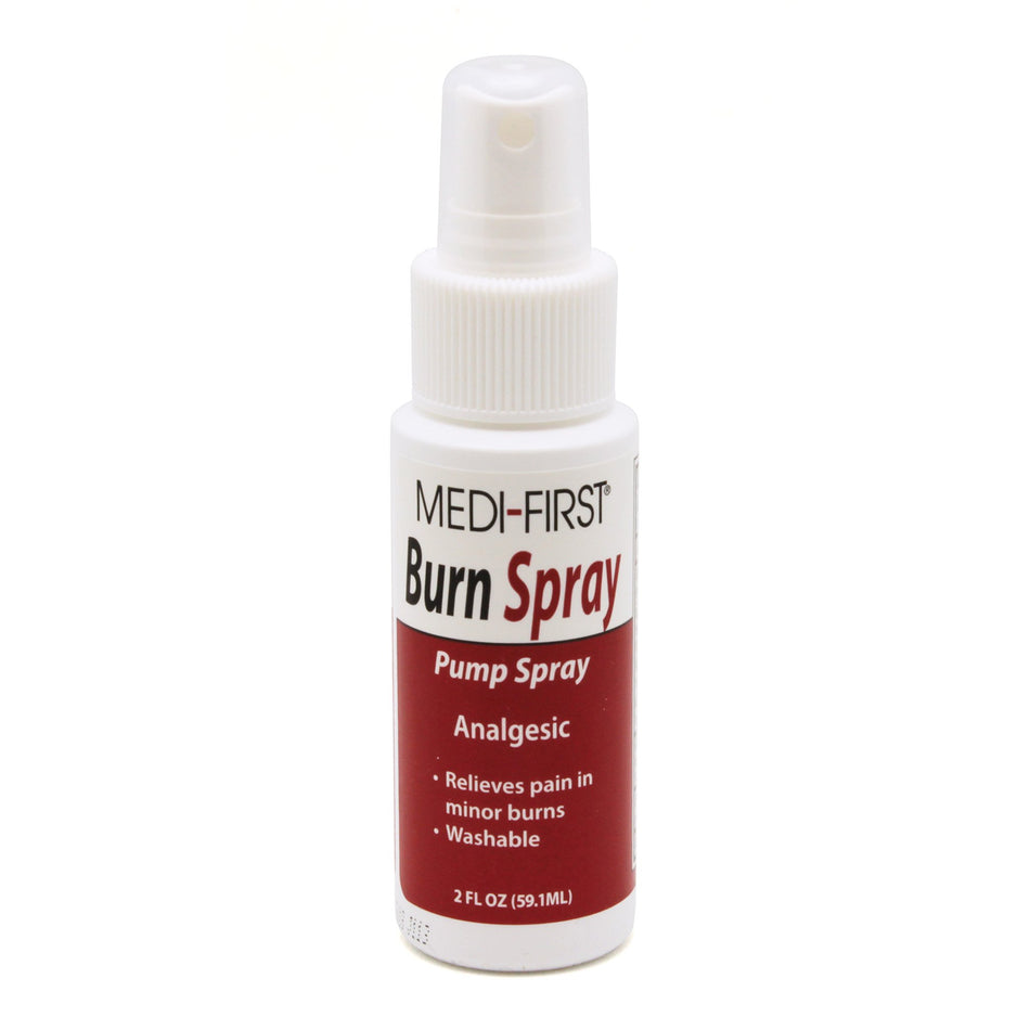 Medi-First® Lidocaine Burn Relief, 2-ounce spray bottle - Pharmaceuticals>Over the Counter>First Aid - Medique Products