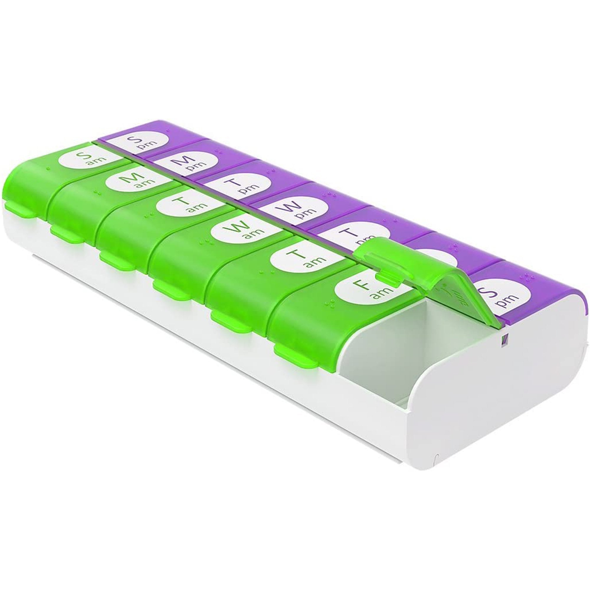 EZY Dose 7-Day Pill Organizer, Extra Large-Pill Organizer Ezy Dose X-Large 7 Day 2 Dose