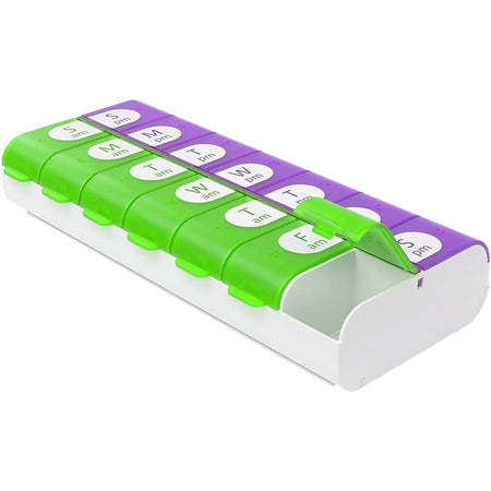 EZY Dose 7-Day Pill Organizer, Extra Large-Pill Organizer Ezy Dose X-Large 7 Day 2 Dose