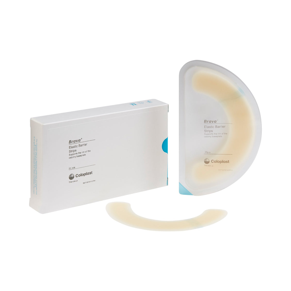 Coloplast Brava Barrier Strip-"Barrier Strip Brava 5-1/2 Inch Long, Elastic"