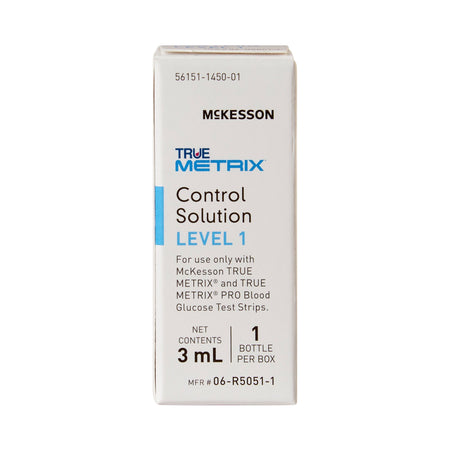 McKesson TRUE METRIX Glucose Control Solution, 3 mL-Blood Glucose Control Solution McKesson TRUE METRIX 3 mL Level 1