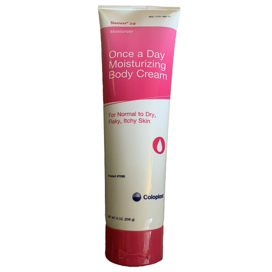 Sween 24 Hand and Body Moisturizer, 6% Dimethicone, Unscented Cream, 9 oz Tube-Hand and Body Moisturizer Sween 24 9 oz. Tube Unscented Cream CHG Compatible