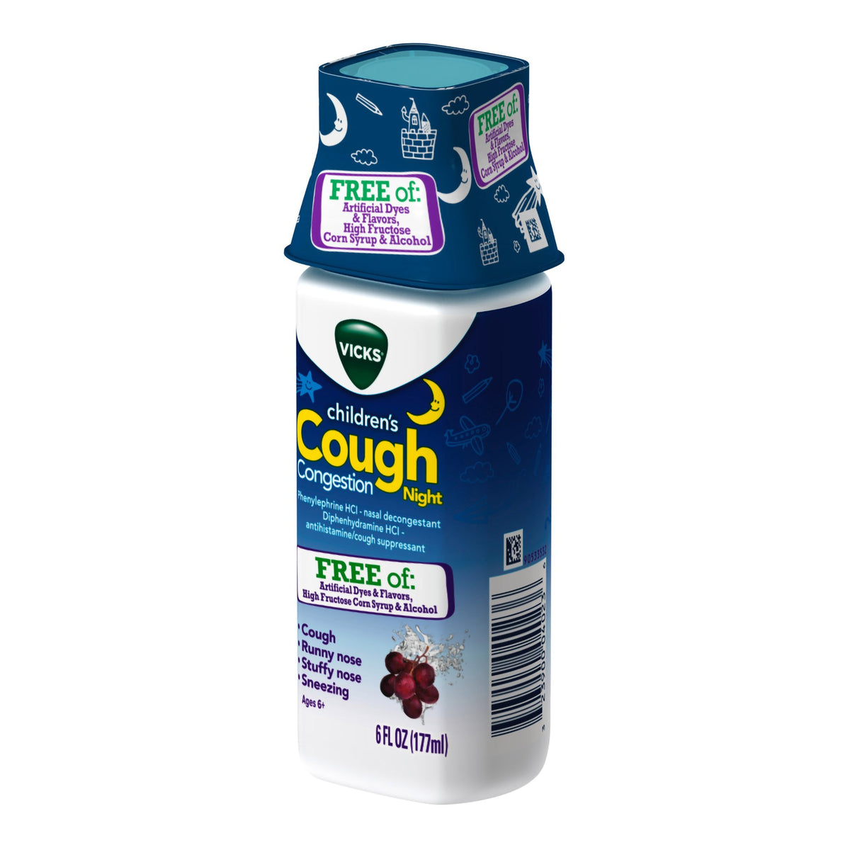 Vicks Children's Cough Congestion Night Liquid-Cough Congestion