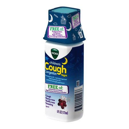 Vicks Children's Cough Congestion Night Liquid-Cough Congestion