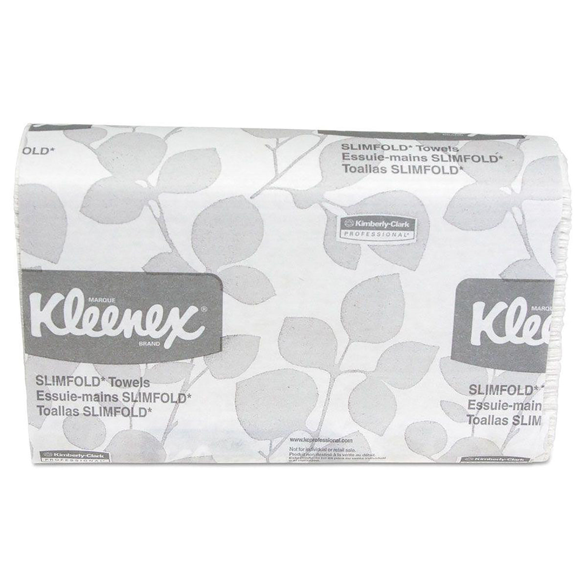 Kleenex Slimfold Towels, Absorbency Pockets, White, Single Ply-Paper Towel Kleenex Slimfold Multi-Fold 7-1/2 X 11-1/2 Inch