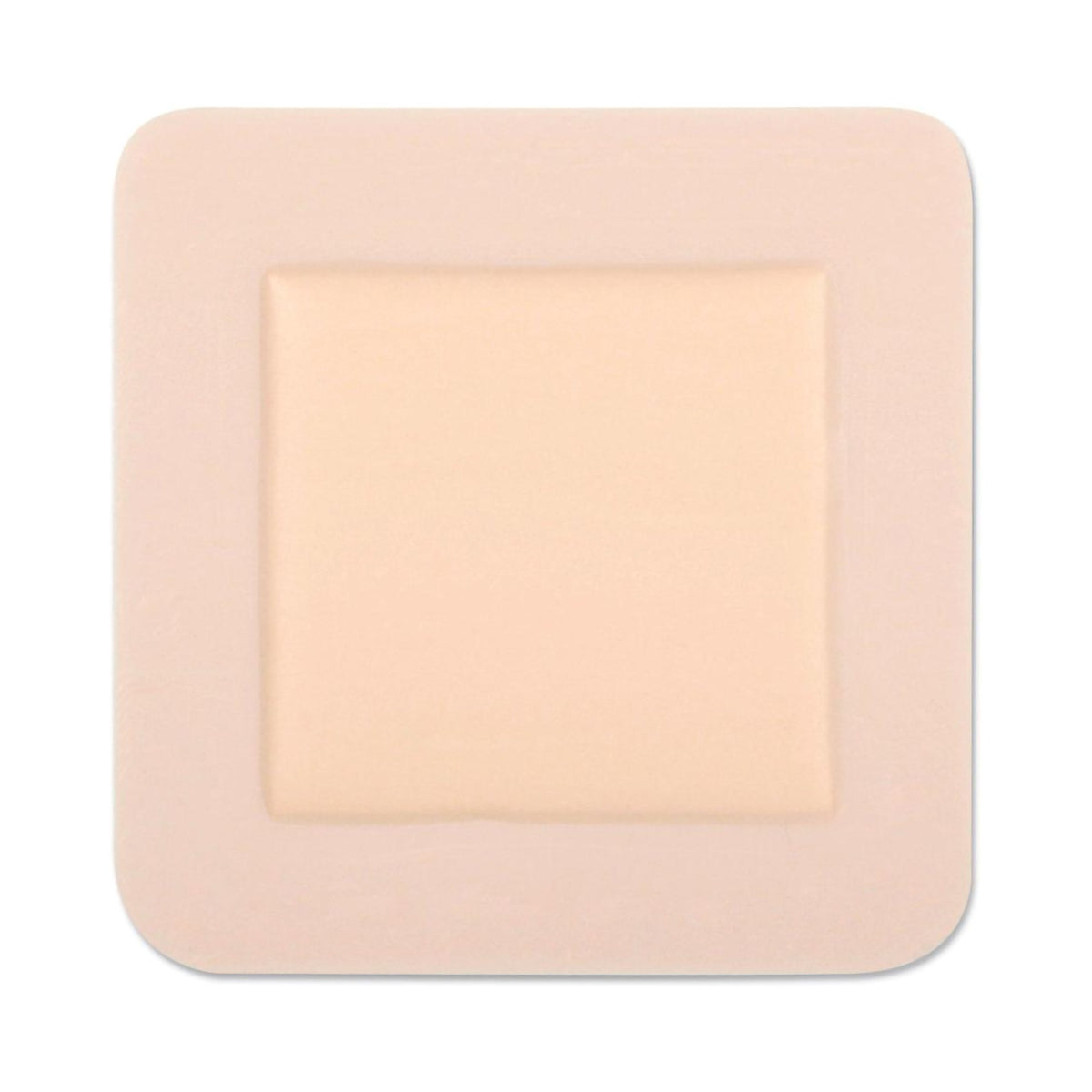 Optifoam® Adhesive with Border Foam Dressing, 4½ x 4½ Inch