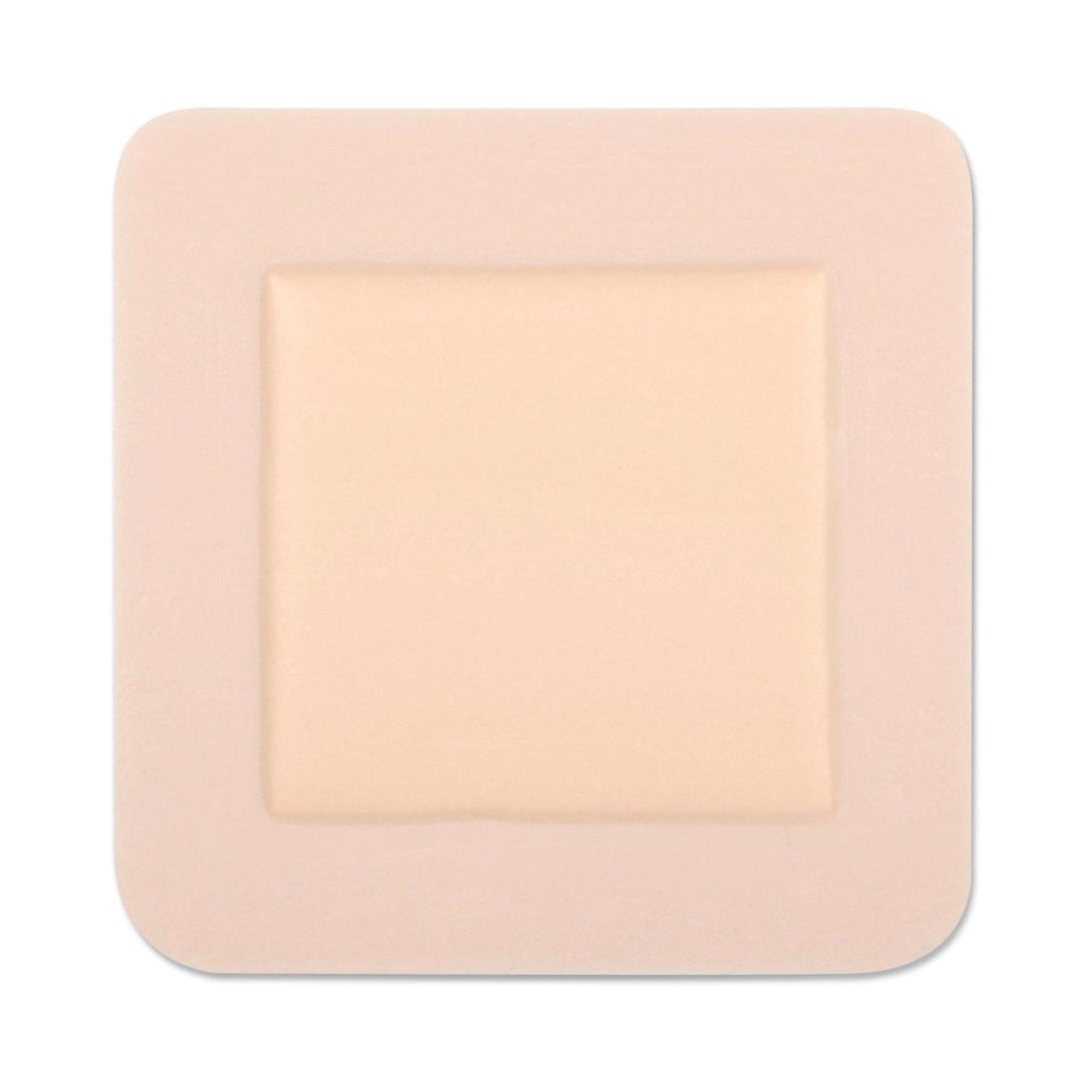 Optifoam® Adhesive with Border Foam Dressing, 4½ x 4½ Inch