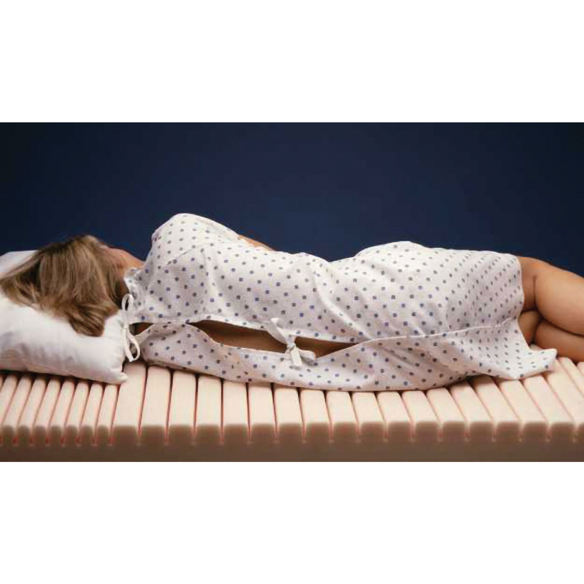 Geo-Matt Therapeutic Foam Overlay-Mattress Overlay Geo-Matt Therapeutic 72 L X 33 W X 3-1/2 H Inch