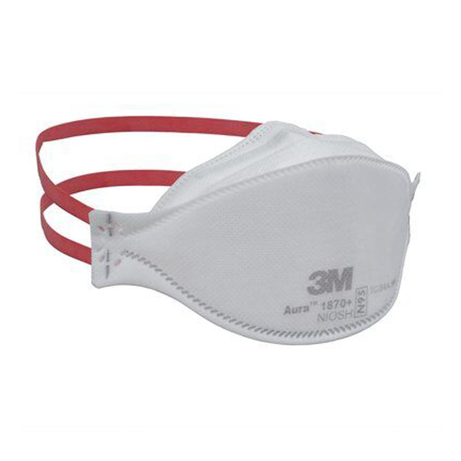 3M Aura Particulate Respirator / Surgical Mask-Particulate Respirator / Surgical Mask 3M Aura Medical N95 ASTM F1862 Elastic Strap One Size Fits Most