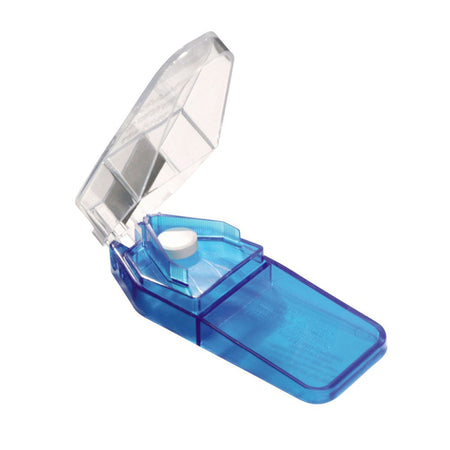 Ezy Dose Pill Cutter-Pill Cutter Hand Operated Blue / White