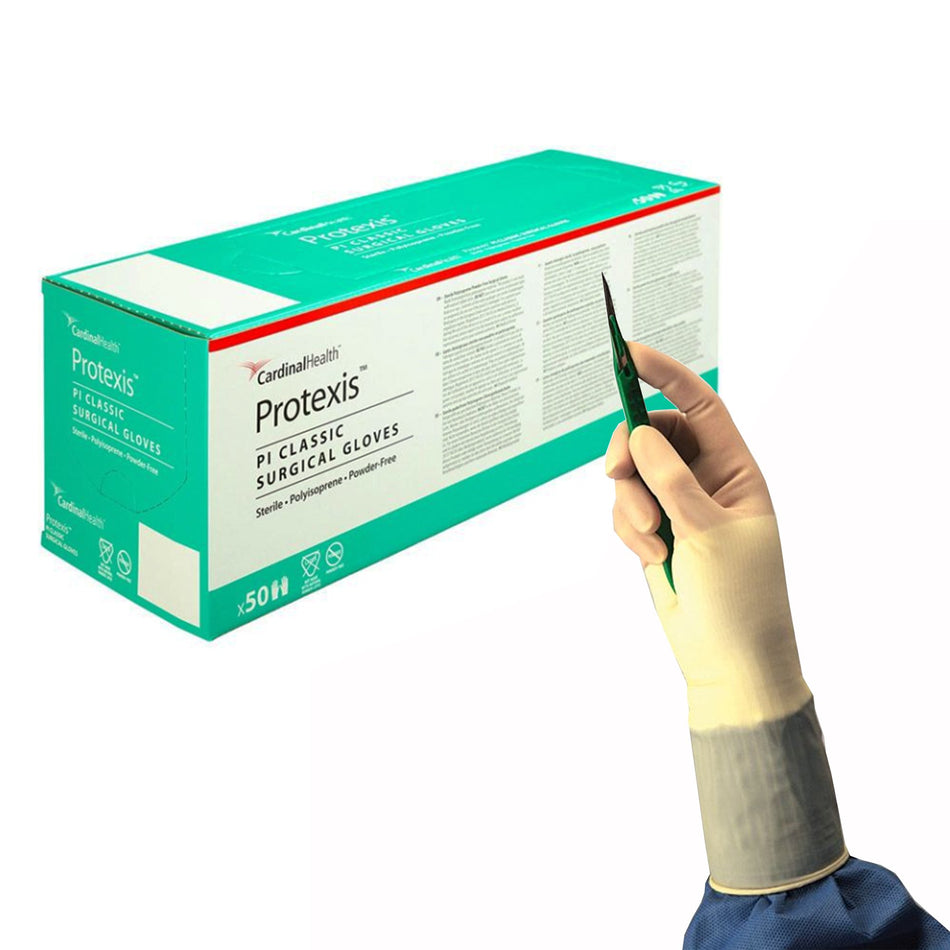 Protexis™ PI Classic Polyisoprene Surgical Glove, Size 8.5, Ivory - Gloves>Surgical Gloves - Cardinal