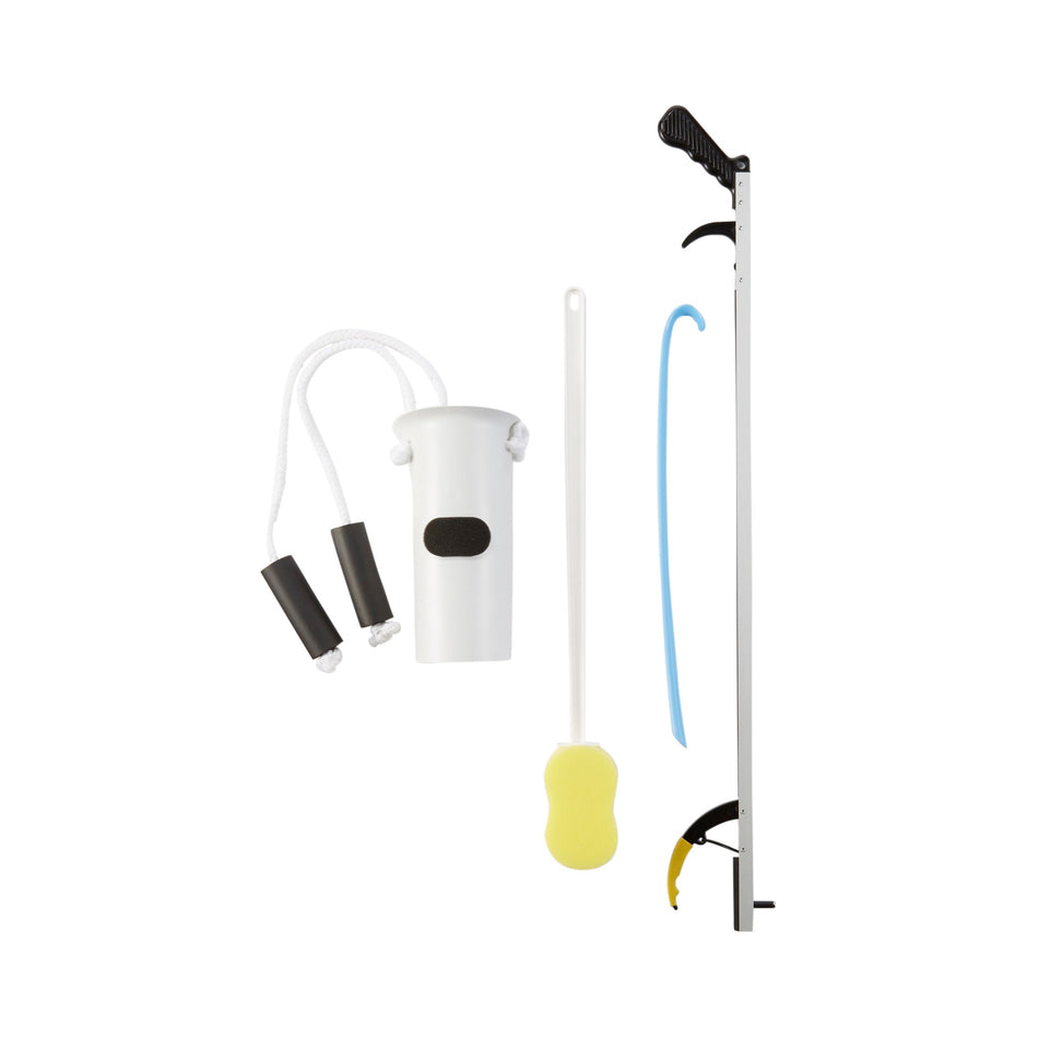 FabLife� Hip Kit with 32 Inch Reacher and 18 Inch Plastic Shoehorn-ADL Hip / Knee Equipment Kit FabLife� Standard Reacher - 32 Inch Length / Shoehorn - 18 Inch Length