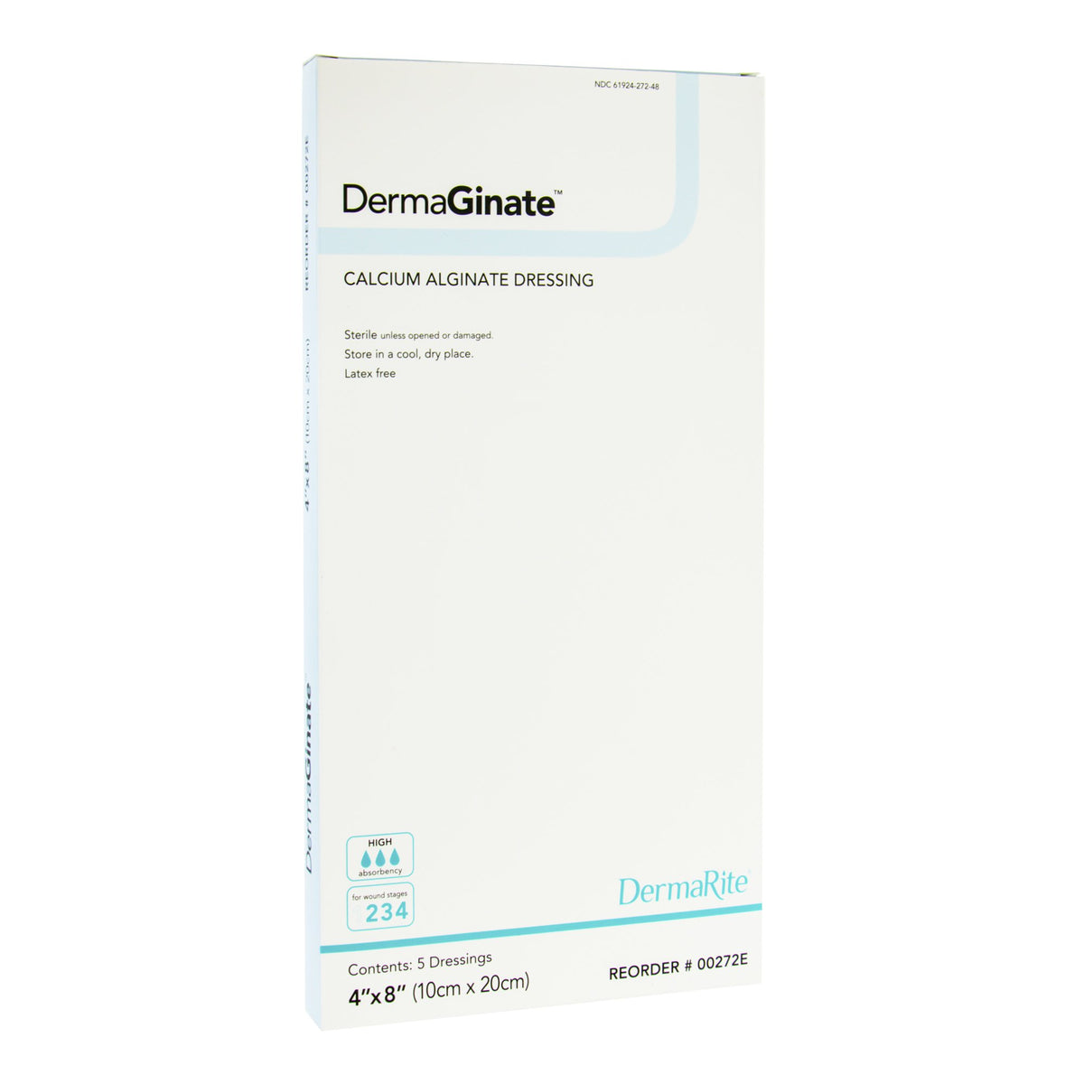 DermaGinate® Alginate Dressing, 4 x 8 inch - Wound Care>Advanced Wound Care>Alginate Dressings - Sion Brands LLC