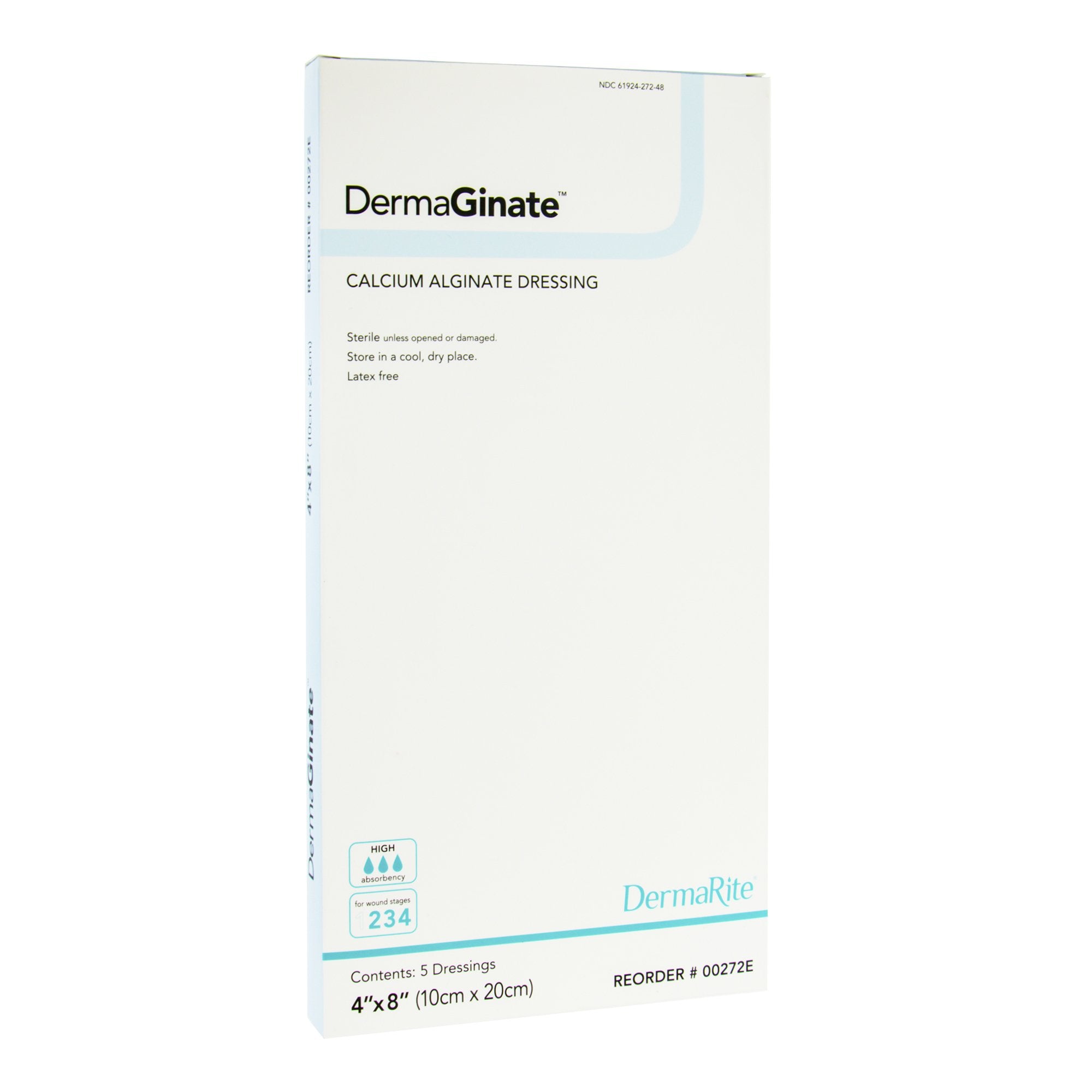 DermaGinate® Alginate Dressing, 4 x 8 inch - Wound Care>Advanced Wound Care>Alginate Dressings - Sion Brands LLC