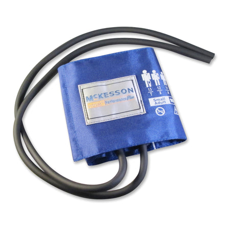 McKesson Lumeon Cuff, 2-Tube Bladder-Reusable Blood Pressure Cuff McKesson LUMEON 19 to 27 cm Arm Nylon Cuff Small Adult Cuff