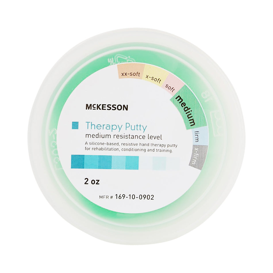 McKesson Therapy Putty, Green, Medium, 2 oz.-Therapy Putty McKesson Medium 2 oz.