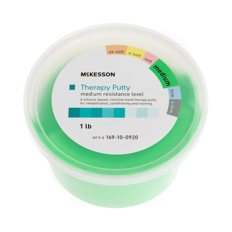 McKesson Therapy Putty, Green, Medium, 1 lb.-Therapy Putty McKesson Medium 1 lbs.