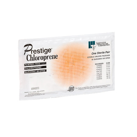 DermAssist Prestige Polyisoprene Surgical Glove, Size 6.5, Ivory-Surgical Glove DermAssist Prestige Size 6.5 Sterile Polyisoprene Standard Cuff Length Fully Textured Ivory Not Chemo Approved