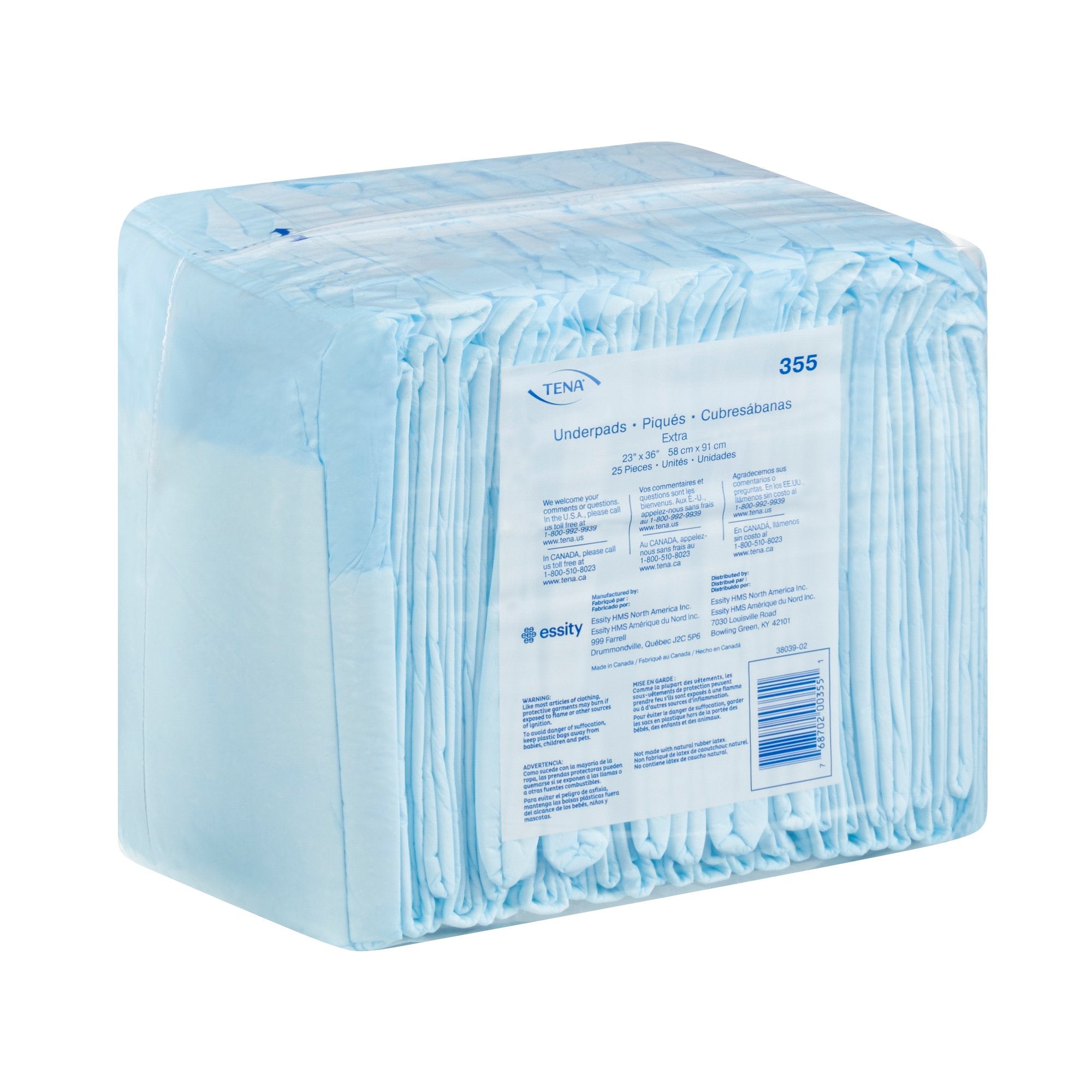 Tena® Extra Absorbent Underpad, 23 x 36 Inch - Incontinence>Underpads - Essity HMS North America Inc