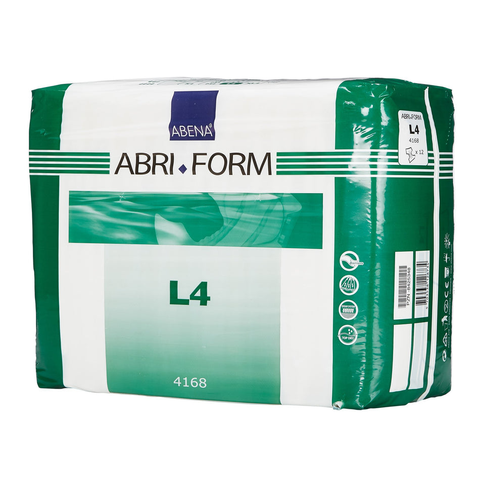 Abri-Form Comfort L4 Incontinence Brief, Large-Unisex Adult Incontinence Brief Abri-Form Comfort L4 Large Disposable Heavy Absorbency