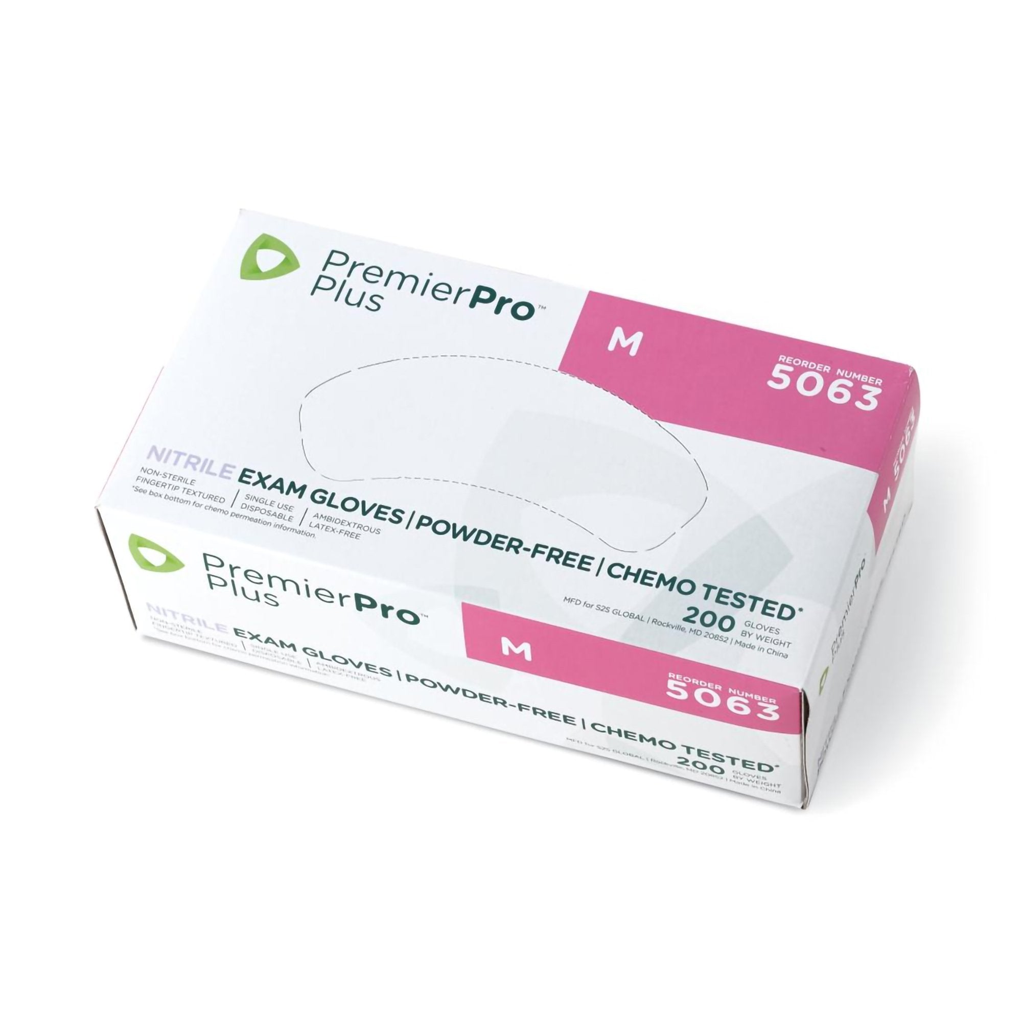 PremierPro™ Plus Nitrile Exam Glove, Medium, Lavender - Gloves>Exam Gloves - S2S Global