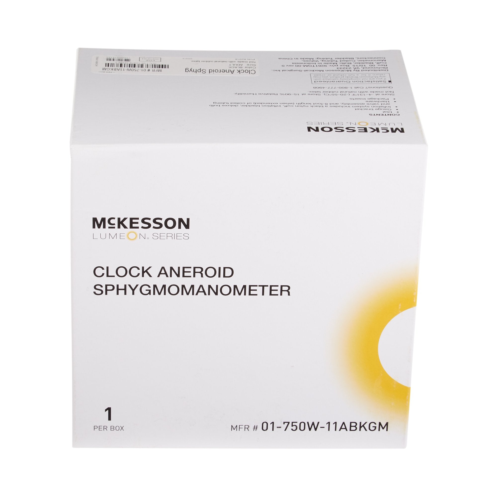 McKesson Lumeon Aneroid Sphygmomanometer-Aneroid Sphygmomanometer Unit McKesson LUMEON Adult Cuff Nylon Cuff 23 - 40 cm Wall Mount