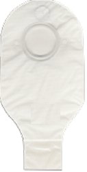 Securi-T Two-Piece Drainable Transparent Filtered Ostomy Pouch, 12-Inch Length, 2 Inch Flange-Ostomy Pouch Securi-T Two-Piece System 12 Inch Length Without Barrier Drainable