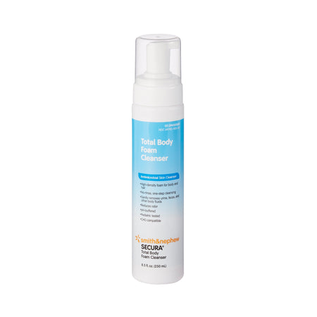 Secura Rinse-Free Foaming Body Wash, Antimicrobial, Scented, 8.5-ounce Pump Bottle-Rinse-Free Antimicrobial Body Wash Secura Total Body Foaming 8.5 oz. Pump Bottle Scented