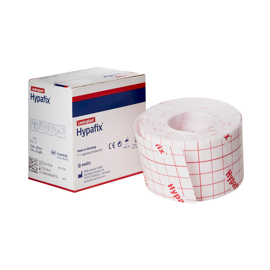 Hypafix� Nonwoven Dressing Retention Tape, 2 Inch x 10 Yard, White-Dressing Retention Tape with Liner Hypafix� White 2 Inch X 10 Yard Nonwoven Polyester NonSterile
