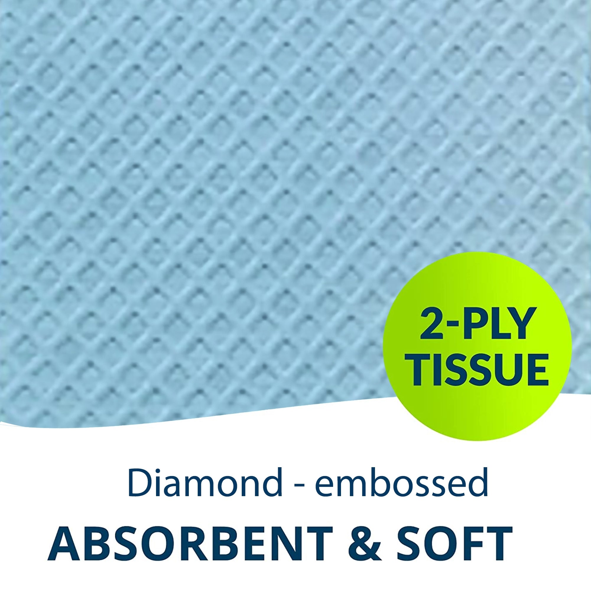Tidi Blue Procedure Towel, 13 x 18 Inch-Procedure Towel Tidi 13 W X 18 L Inch Blue NonSterile