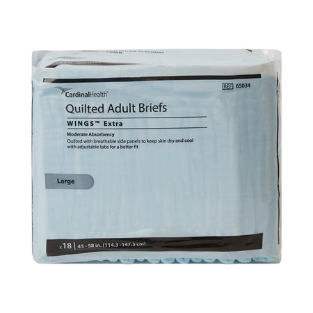 Simplicity Unisex Adult Incontinence Briefs, Moderate Absorbency, Large, Blue - Incontinence>Adult Briefs and Protective U...