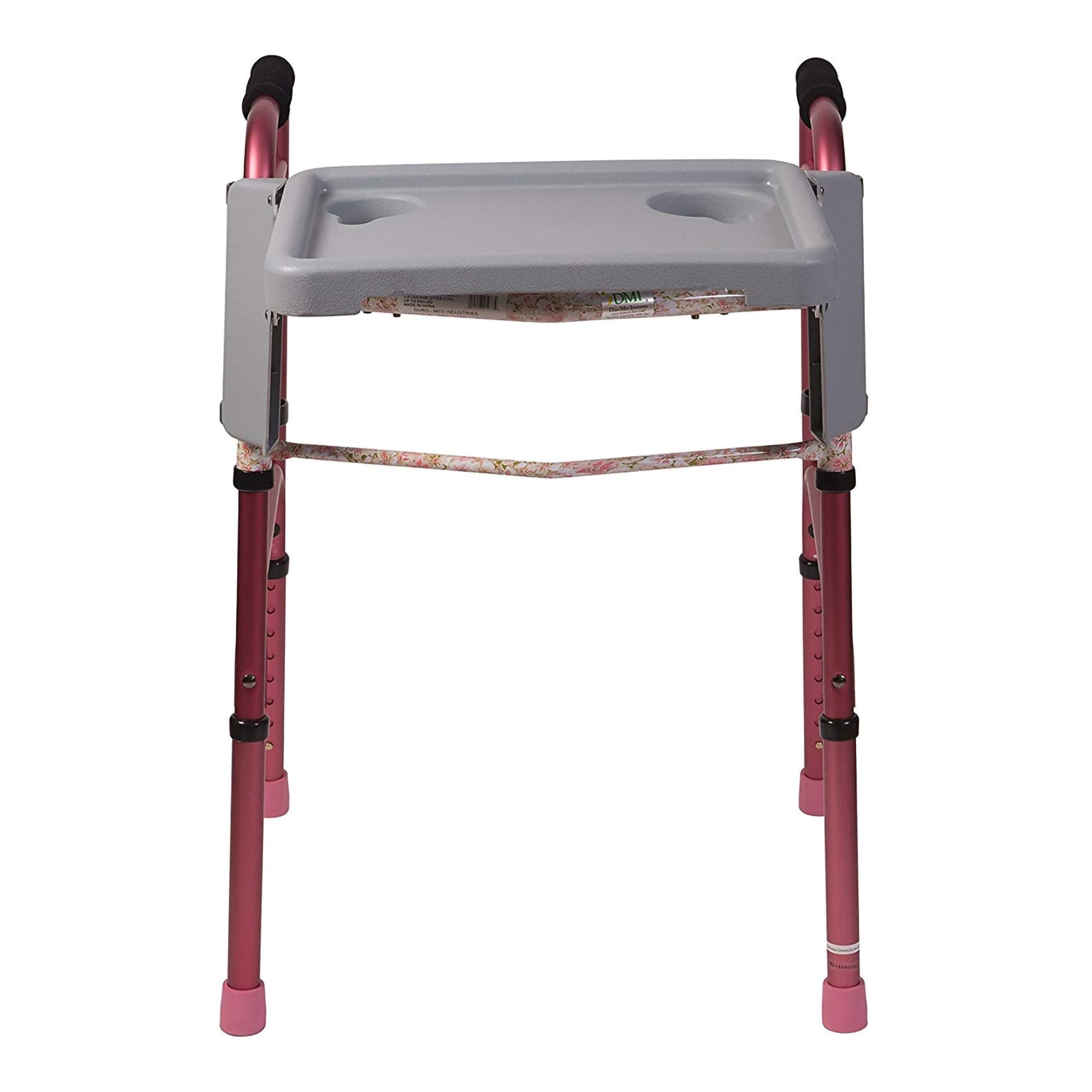 DMI Folding Walker Tray with Cup Holders-DMI Walker Tray For Walker