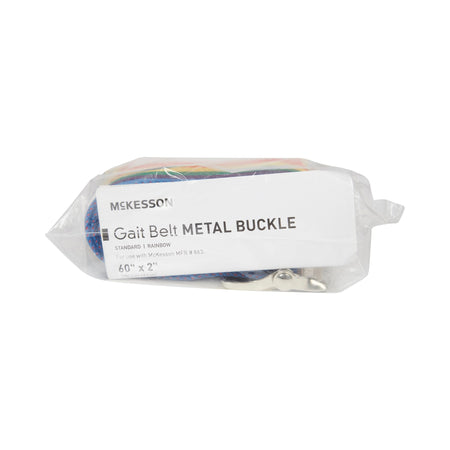 McKesson Rainbow Design Gait Belt, 60 Inch-Gait Belt McKesson 60 Inch Length Rainbow Design