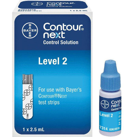 Countour Next Control Solution-Blood Glucose Control Solution Contour Next 2.5 mL Level 2