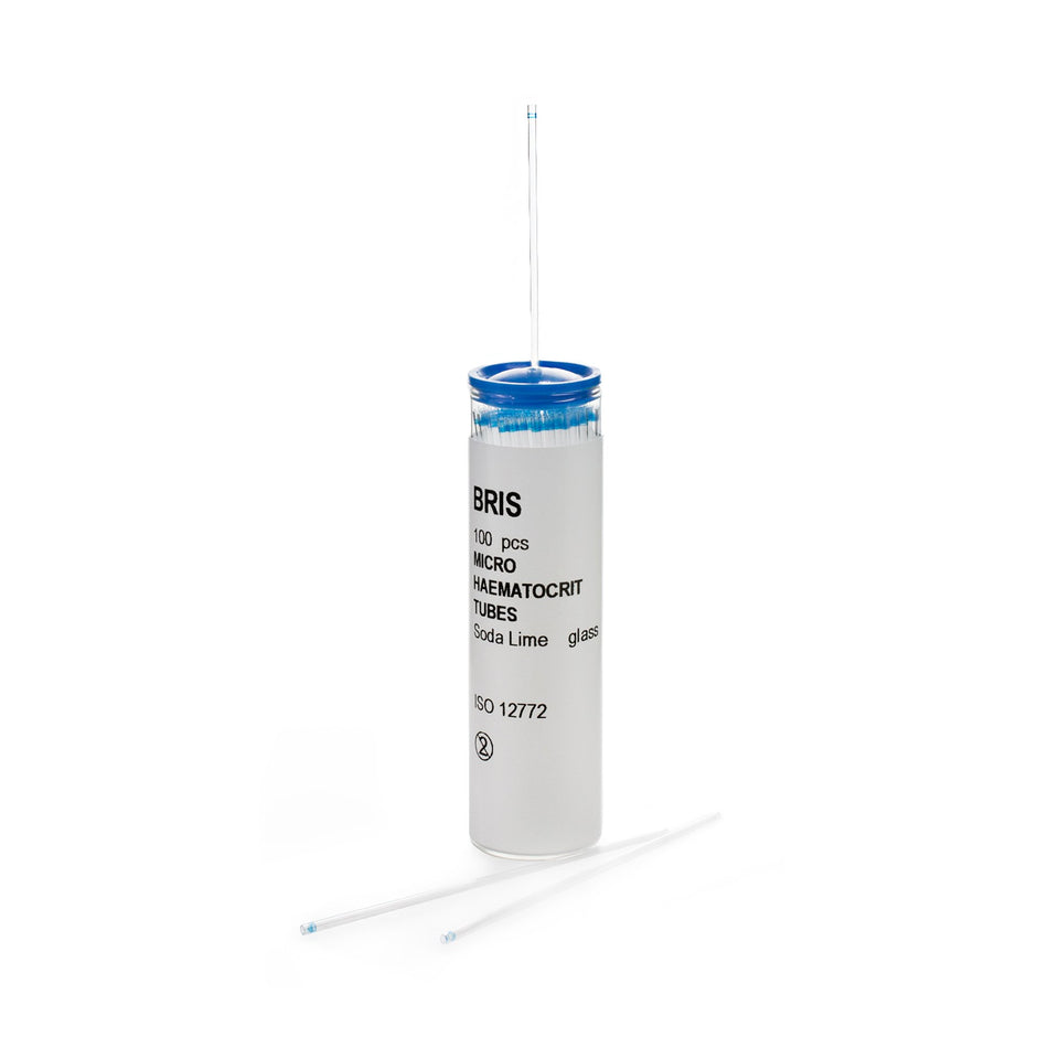 McKesson Capillary Blood Collection Tube, 75 L, 1.1 x 75 mm-McKesson Capillary Blood Collection Tube Plain 75 L Without Closure Glass Tube