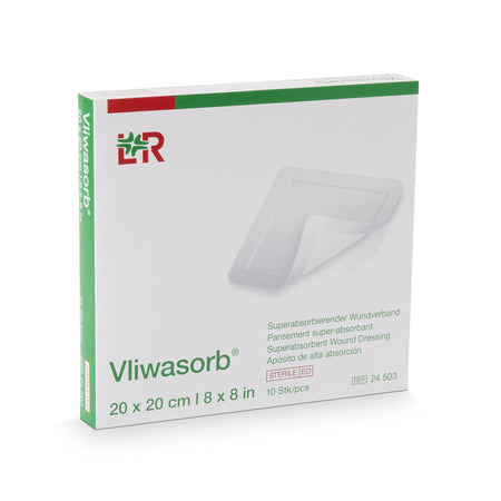 Vliwasorb® Superabsorbent Wound Dressing, 8 x 8 Inch - Wound Care>Advanced Wound Care>Super Absorbent Dressings - Lohmann...