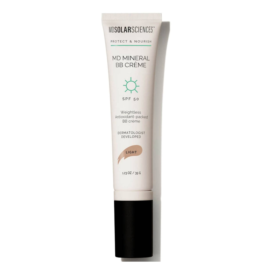MDSolarsciences MD Mineral BB Crme SPF 50, Light-Makeup with Sunscreen MDSolarsciences MD Mineral BB Crme SPF 50 Cream 1.23 oz. Tube